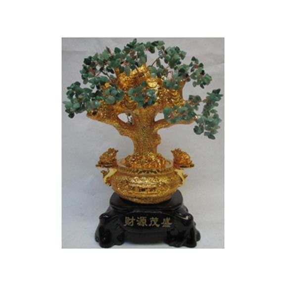 JADE TREE W/ MONEY TOADS