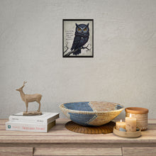 Load image into Gallery viewer, Owl Poster – "Even in the Darkness, Your Light Shines Brightest" Inspirational Rolled Art Print
