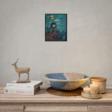 Load image into Gallery viewer, Trust the Strange Magic of Beginnings Rolled Poster — Gothic Whimsical Ocean Fantasy Wall Art
