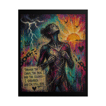 Load image into Gallery viewer, Art Poster - "Through the Chaos" Inspirational Resilience Wall Art
