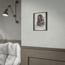 Load image into Gallery viewer, Rolled Poster — Gothic Bride Skeleton Art Print: "I Will Love You Even After I Die"
