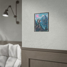 Load image into Gallery viewer, "The Climb Is Tough But So Are You" Raccoon Wall Art | Inspirational Mountain Print
