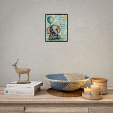 Load image into Gallery viewer, Inspirational Baby Elephant Poster — "You Are Stronger Than You Think" Nursery Wall Art (Rolled Poster)
