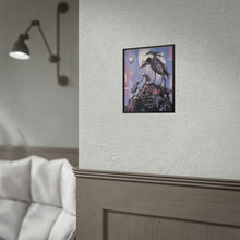 Load image into Gallery viewer, Rolled Poster — Dark Bird Art Print "We're All Just Fighting to Survive Another Day"
