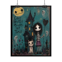 Load image into Gallery viewer, Collect Beautiful Moments Not Things Rolled Poster — Gothic Whimsical Haunted Fantasy Wall Art
