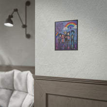 Load image into Gallery viewer, Dark Fantasy Emo Pride Art Print - "Life Is Better When You Can Be You"
