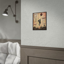 Load image into Gallery viewer, Rolled Poster — "Hang On, Even If Today Swings Hard" Inspirational Wall Art
