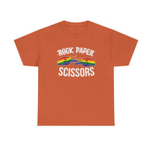 Load image into Gallery viewer, Rock Paper Scissors Funny Lesbian Gay Pride T-Shirt ALL SIZES S-5XL
