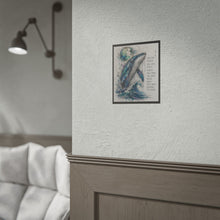 Load image into Gallery viewer, Whale Moon Art Poster — "Selfish people are like empty vases" Inspirational Rolled Wall Art
