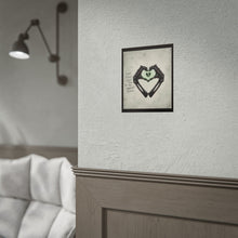 Load image into Gallery viewer, Broken Heart Skeleton Hands Poster – “Love Finds Light in the Darkest Places” Wall Art
