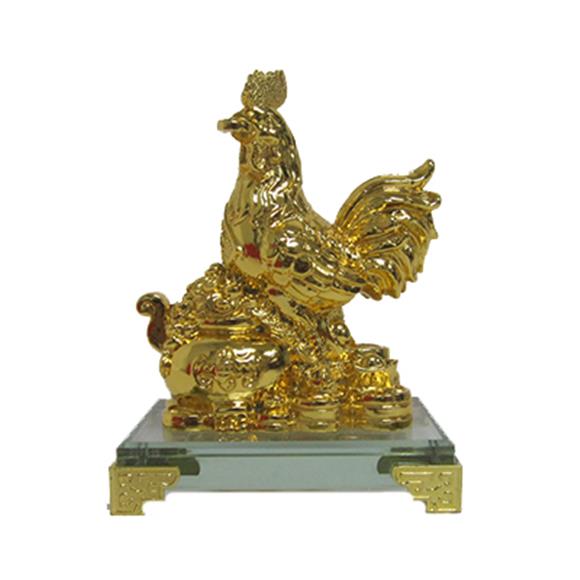 ROOSTER ON TOP OF COINS