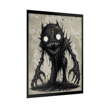Load image into Gallery viewer, Horror Monster Art Poster — Creepy Dark Sketch Wall Art (Rolled Poster)
