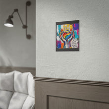 Load image into Gallery viewer, "Be Your Truth And Watch The World Shine" Pride Wall Art | LGBTQ+ Truth Print
