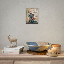 Load image into Gallery viewer, "You Are Stronger Than You Think" – Fantasy Gothic Nursery Decor – Motivational Canvas Poster
