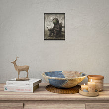 Load image into Gallery viewer, Rolled Poster – Creepy Scarecrow Art Print: “The Scars You Hide Tell a Story of Strength”
