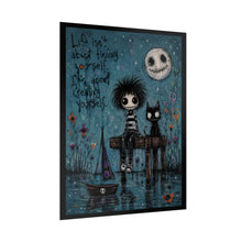 Load image into Gallery viewer, Life Isn’t About Finding Yourself It’s About Creating Yourself Rolled Poster — Gothic Inspirational Fantasy Wall Art
