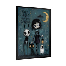 Load image into Gallery viewer, Rolled Poster — Gothic Cute 'Make Peace With Your Shadows' Art Print
