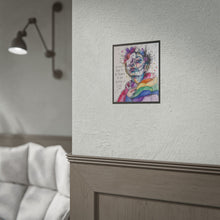 Load image into Gallery viewer, "Worthy Of Love" Pride Wall Art | LGBTQ+ Self-Acceptance Print
