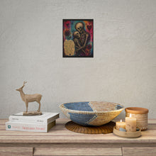 Load image into Gallery viewer, Gothic Romance Skeleton Painting – Dark Emotional Artwork
