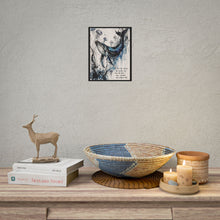 Load image into Gallery viewer, Whale &amp; Jellyfish Art Poster - 'I fell in love with you the way the ocean loves the moon' Rolled Art Print
