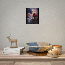 Load image into Gallery viewer, Rolled Poster — 'The Courage to Face the Impossible' Fantasy Dragon Knight Art Print
