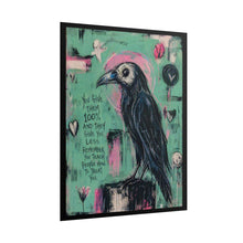 Load image into Gallery viewer, Crow Art Poster – 'You Give Them 100%' Inspirational Raven Wall Art (Rolled Poster)
