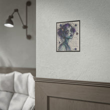 Load image into Gallery viewer, Rolled Poster — 'Weird Isn't a Flaw' Moody Surreal Portrait Art Print
