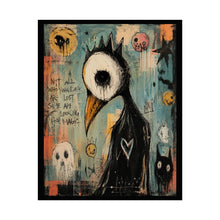 Load image into Gallery viewer, Not All Who Wander Are Lost Some Are Just Looking for Magic Rolled Poster — Gothic Surreal Fantasy Wall Art
