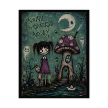 Load image into Gallery viewer, Normal Is Overrated Anyway Rolled Poster — Gothic Whimsical Mushroom Fantasy Wall Art
