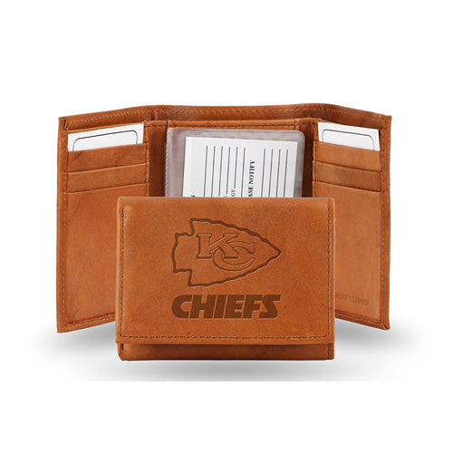 KANSAS CITY CHIEFS GENUINE LEATHER WALLET