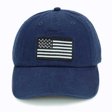 Load image into Gallery viewer, Newhattan 100% Cotton Baseball Caps Embroidered USA Flag
