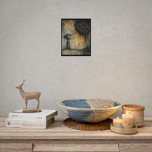Load image into Gallery viewer, Surreal Night Whispers Poster — Moody Art Print with Eye Cloud
