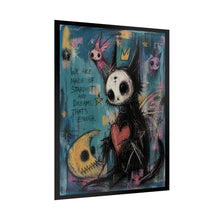 Load image into Gallery viewer, We Are Made of Stardust — Rolled Art Poster (Whimsical Gothic Cat Illustration)
