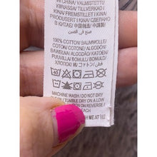 Load image into Gallery viewer, Boden Shirt Womens Small Striped V Neck Grunge Short Sleeve Casual Streetwear
