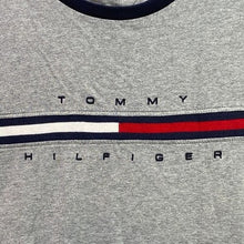 Load image into Gallery viewer, Tommy Hilfiger Shirt Mens Medium Spell Out Preppy Academia Everyday Streetwear
