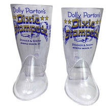 Load image into Gallery viewer, Dolly Parton Dixie Stampede Boot Mugs 2003 Pepsi Collector Plastic Set of 2
