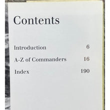 Load image into Gallery viewer, Civil War Commanders Hardcover Book W/ Dust Jacket Fort Sumter History Reference
