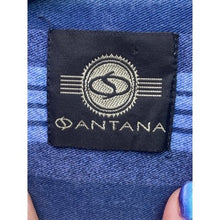 Load image into Gallery viewer, Vintage Santana Shirt Mens Medium Brushpopper Country Western Festival Stripe
