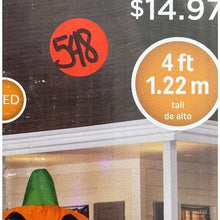 Load image into Gallery viewer, Airblown Halloween Pumpkin Stack Inflatable 4ft LED Light Up Outdoor Yard Decor
