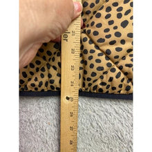 Load image into Gallery viewer, J. Crew Vest Quilted Cheetah Leopard Full Zip Mature Preppy Academia Streetwear

