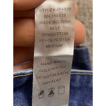 Load image into Gallery viewer, VTG JUNY Jeans Womens 36x30 Medium Oversized Baggy High-Rise Utility Blue
