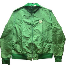 Load image into Gallery viewer, Vintage CAL Jacket Mens Large Green Windbreaker Full Zip Kelly Green Athletic
