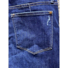 Load image into Gallery viewer, Judy Blue Jeans Womens 13x31 Straight Dark Wash Distressed Stretch Casual
