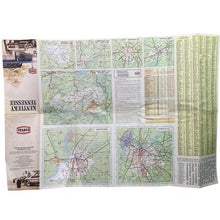 Load image into Gallery viewer, Vintage 1970's Kentucky Tennessee Road Map Brochure Texaco Gas Station Art
