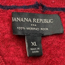 Load image into Gallery viewer, Banana Republic Sweater Womens Extra Large Merino Wool Preppy Academia Career
