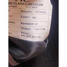 Load image into Gallery viewer, Luigi Buratti Sport Coat Mens 42R Black Pinstripe Blazer Italy Super 130's
