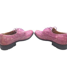 Load image into Gallery viewer, Antonio Mazzetti Shoes Mens 7.5D Pink Crocodile Embossed Leather Derby
