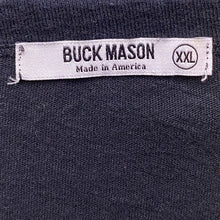 Load image into Gallery viewer, Buck Mason Shirt Womens 2XL Black Slub Normalcore Pullover Base Layer Academia
