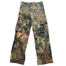 Load image into Gallery viewer, Mossy Oak Pants Boys Large Camo Cargo Gorpcore Hunting Outdoors Streetwear
