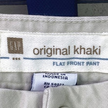 Load image into Gallery viewer, Gap Pants Mens 38x32 Original Khaki Office Career Preppy Academia Flat Front
